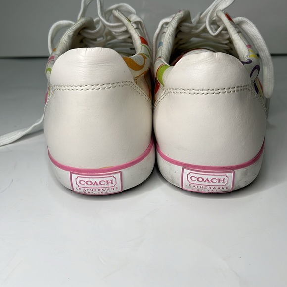 ✨ Preowned ✨ Coach Barrett Multi Color Sneakers - Picture 7 of 9
